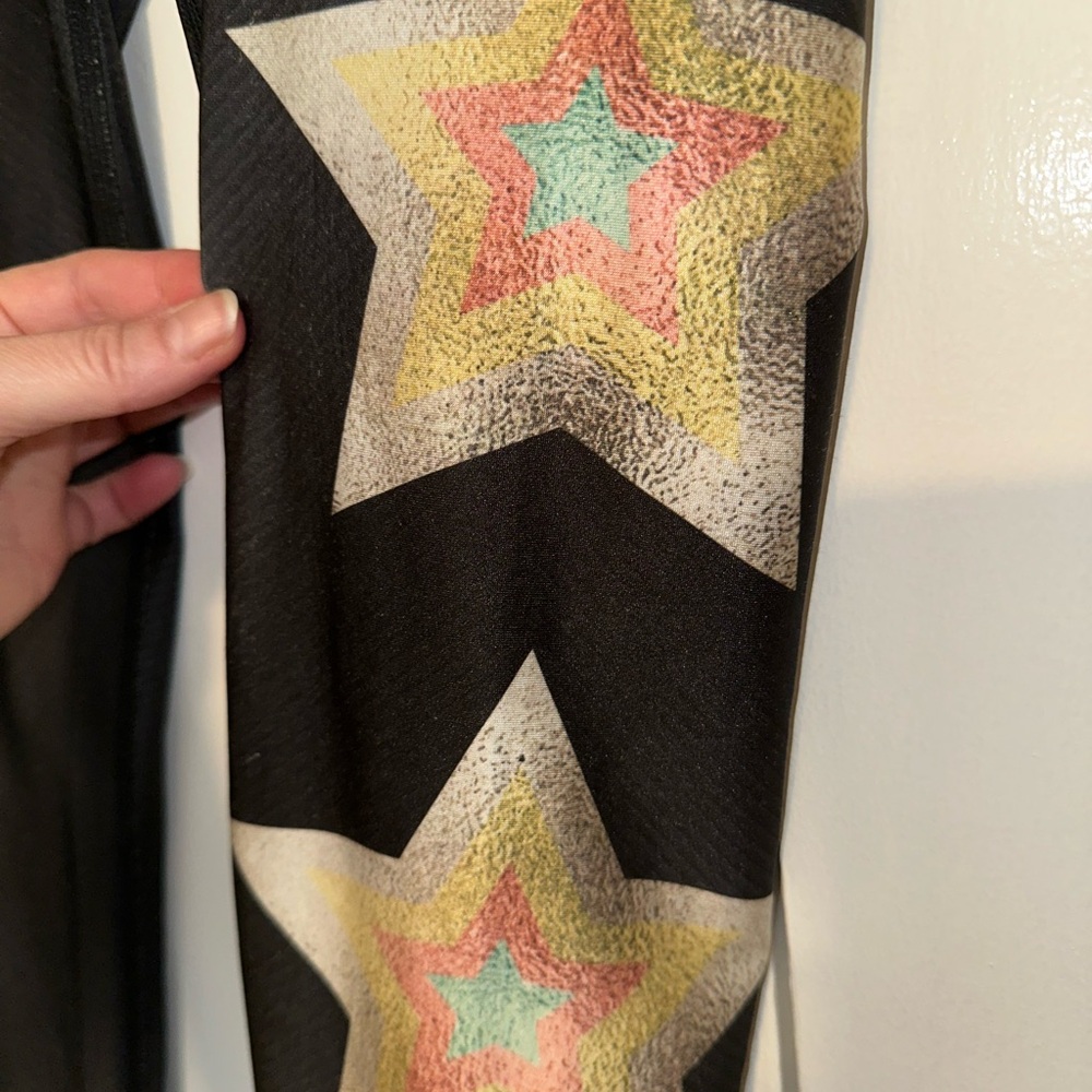 Terez Metallic Stars Leggings